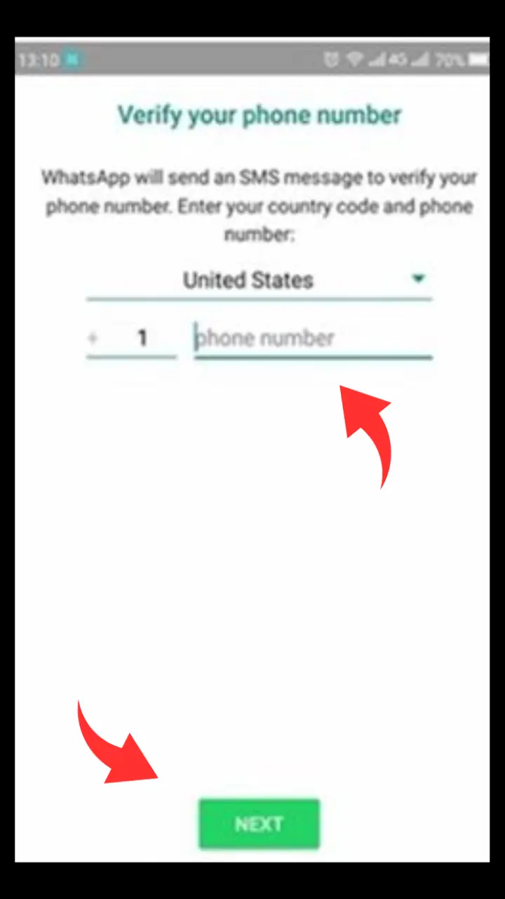 verify your phone number